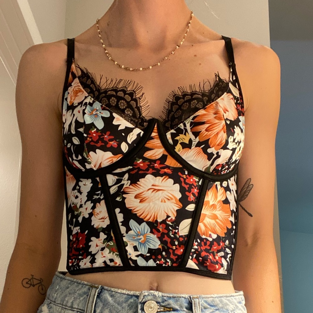 Beautiful floral corset